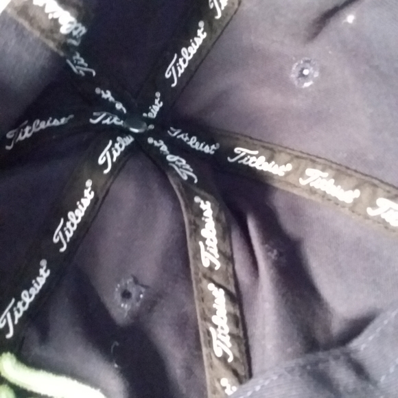 Titleist 156 Golf Baseball Cap Cotton Embroidered Dark Blue Strap Back Hat OSFM - Picture 13 of 15